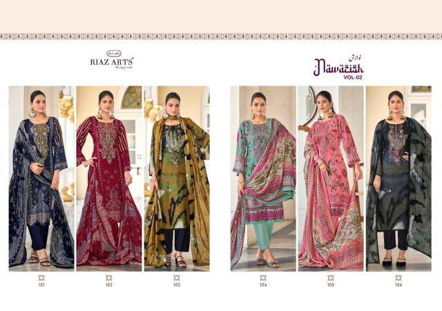 Riaz arts nawazish vol 2 Dress materials supplier near me